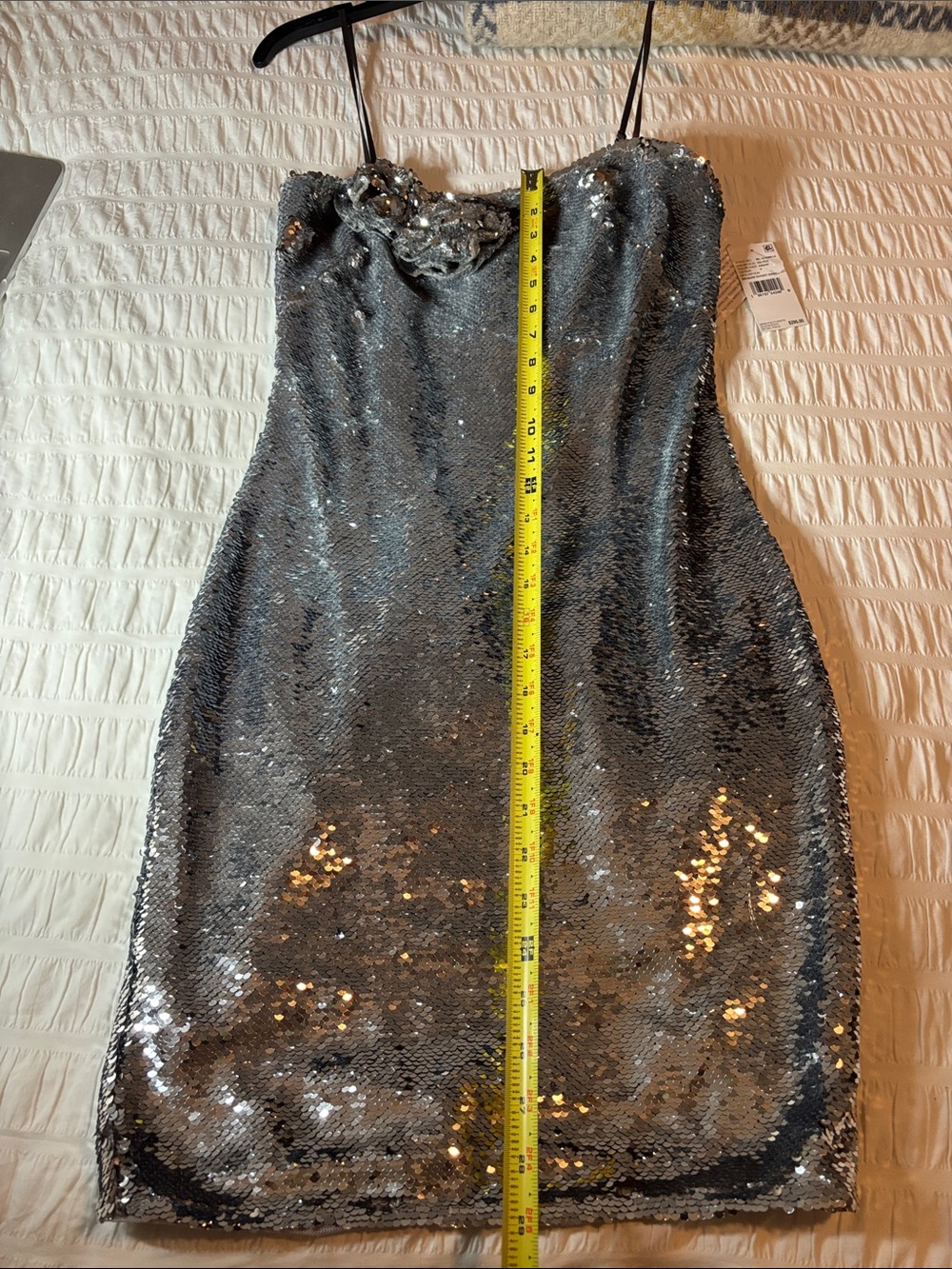 Liv Foster Sequin Slip Dress - Silver - Picture 12 of 12